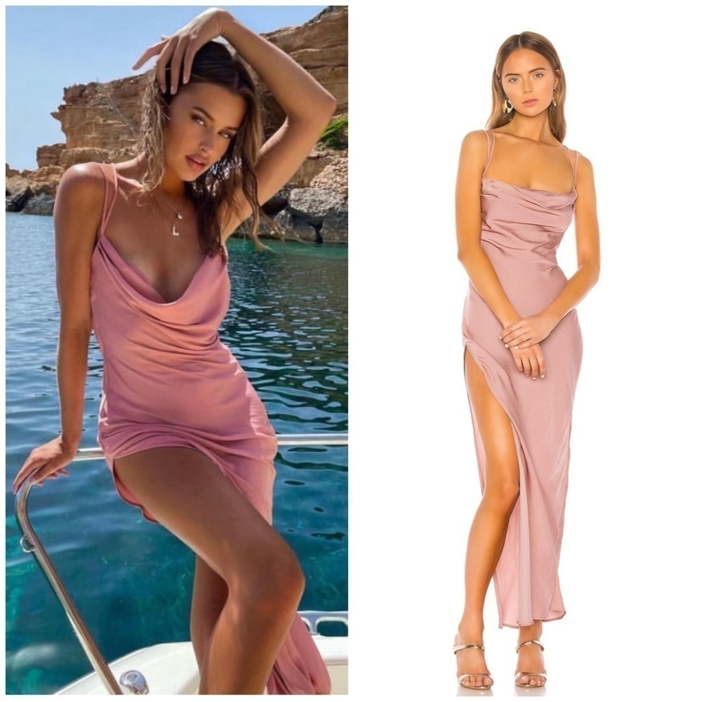 Michael Costello x REVOLVE Braxton Dress in Rose Size XS